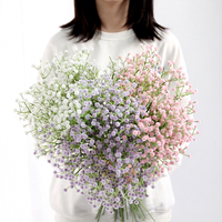 Gypsophile Artificielle en Gros, Toucher Réel, pour Mariage et Décoration Intérieure, Fleur Artificielle Souffle de Bébé