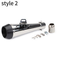 51mm evrensel motosiklet egzoz modifiye susturucu borusu Scooter arazi motosikleti kir Motocross Yamaha Honda Kawasaki