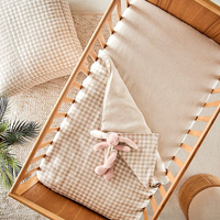 Vente en gros de draps de lit pour bébé Parure de lit avec taie d'oreiller Housse de couette Qualité tissée 60 Western Imprimé Durable