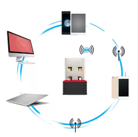 Adaptateur WiFi USB sans fil 150Mbps Antenne Wi-Fi PC Mini Internet Carte réseau LAN Wifi Dongle Adaptateur Ethernet Récepteur