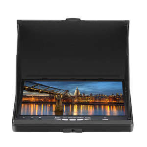Moniteur FPV LCD5802D 5.8G 40CH 7 pouces 800x480 avec DVR, batterie intégrée, écran vidéo pour drones FPV - Product Image 2