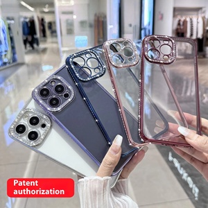 Advanced Sense Super Flash Diamond 15 étui de téléphone portable en TPU de luxe pour <span class=keywords><strong>iPhone</strong></span> <span class=keywords><strong>13</strong></span> 11 nouvelle poignée de téléphone tout compris galvanoplastie - Product Image 6