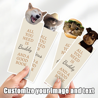 Ensemble de 30 marque-pages photo d'animaux mignons |   Image et texte personnalisables |   Cadeau de Noël pour les étudiants, les enseignants et les amateurs de livres