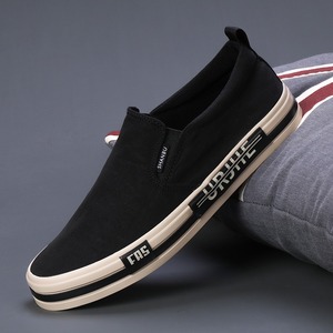Shoes Men Canvas Casual Sneaker for MenLight Slip-on Vulcanized Comfortable Male <b>Flats</b> Loafers New Black Trainers Zapatos Hombre - Product Image 2