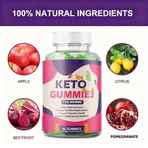 Kein Gluten Kein Gmo Veganer Keto Acv Gummies Fort geschrittene Gewichts verlust Verdauung Reinigung Gewichts kontrolle KETO Gummies - Product Image 5