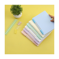 Benutzer definierte Binder Ring Notebooks Farbe Lose blatt Ring Scheren Stil Lose blatt Binding Ring Spiral Schnalle Binding Comb