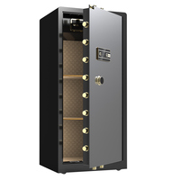 Coffre-fort GJ-100 avec serrure électronique à empreinte digitale et serrure électronique à code, option clé, pour la maison, l'hôtel, la banque