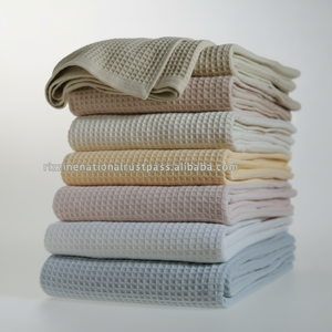 Manta térmica de algodón, tejido WAFFLE, India - Product Image 1