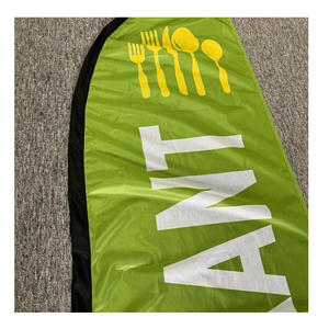 Set di Bandiere a Goccia Personalizzate con Asta, <span class=keywords><strong>Base</strong></span> in PVC e <span class=keywords><strong>Base</strong></span> a Croce per Uso Esterno - Product Image 2