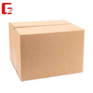 Изготовленный на заказ логотип коричневый крафт гофрированный картон бумага Складная упаковка Большая доставка картонные коробки