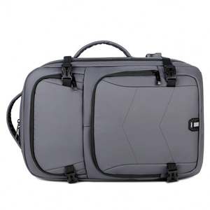 Waterproof PU Material Custom Stock <b>Big</b> Capacity Mochila 3 Ways Usage Usb Port Travel <b>Backpack</b> Polyester Unisex Oxford Zipper - Product Image 3