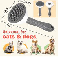 Ensemble de 8 outils de toilettage pour animaux de compagnie, écologiques et luxueux, pour chats, avec ciseaux, coupe-oreilles, peigne et tondeuse à poils fins/débroussailleuse