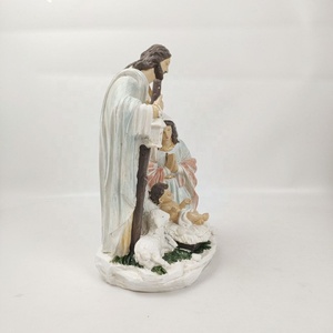 Resina natività set religioso del bambino <span class=keywords><strong>Gesù</strong></span> <span class=keywords><strong>e</strong></span> <span class=keywords><strong>Maria</strong></span> statue - Product Image 2