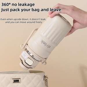 Vaso Térmico de Gran Capacidad, Ecológico, con Pantalla de Temperatura, Aislamiento Térmico de 6 a 12 Horas, Doble Pared, Portátil, de Acero Inoxidable 316 - Product Image 4