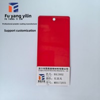 Poudre époxy rose brillant RAL3002, pulvérisation électrostatique pour revêtement en poudre extérieur (modèle RAL&Pantone)