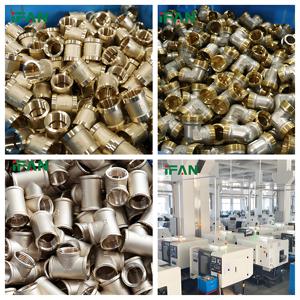 Ifan Fabriek Prijs Oem Messing Schroefdraad Fittingen Gesmede Messing Buisfittingen Connector Elleboog T-Aansluiting Alle Szie Messing Fitting - Product Image 2