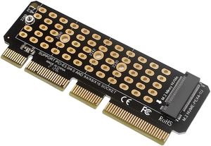 อะแดปเตอร์ 1U NVME M.2 PCIe 4.0 ความเร็วเต็ม X4 ขยายพอร์ต M Key รองรับเซิร์ฟเวอร์ กล่องอะลูมิเนียมสีดำ มีสินค้าในสต็อก รับประกัน 1 ปี - Product Image 6