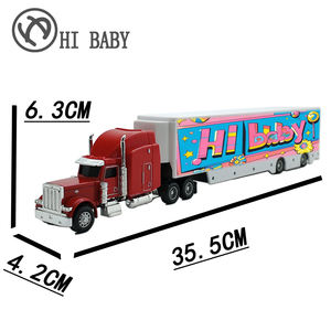 شعار مخصص تصنيع المعدات الأصلية/Odm نماذج شاحنة حاوية من دييكاست بعجلات مجانية حاوية 40 قدمًا - Product Image 6