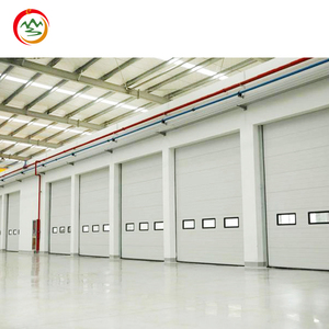 Tấm cửa thép chống gió mạnh và gia cố lưu trữ cửa thẳng đứng cho kho lớn cửa cắt cao - Product Image 2
