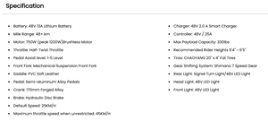 EU Stock VITILAN V3 2.0 <b>Electric</b> <b>Bicycle</b> Mountain Dirt E Bike Bicicleta Electrica Para Adultos Rower Elektryczny Velo Electrique - Product Image 6