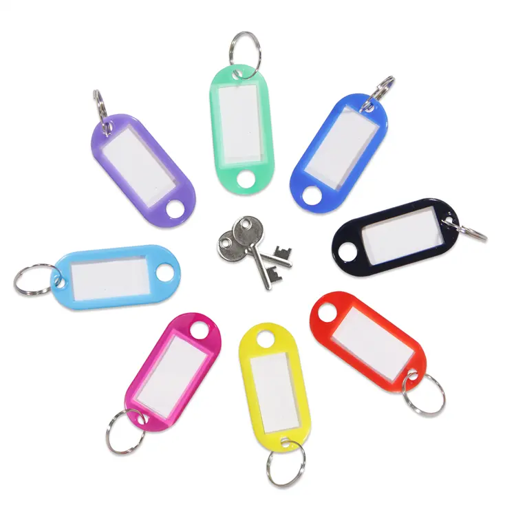 Cheapest price wholesale Plastic Key Chain Tag key tag