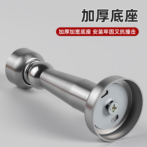 Stainless Steel <b>Door</b> Stopper Extended Floor Mount Minimalist Design Durable Magnetic <b>Door</b> <b>Stop</b> Dual Purpose <b>Door</b> Blocker - Product Image 2
