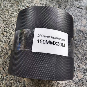 Membrana Impermeabilizzante Nera in LDPE - DPC Resistente per Muri di Fondazione, Protezione dall'Umidità e Nastro Impermeabilizzante - Product Image 1