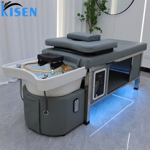 Kisen Shampoo Massage Bed Simple Thai Beauty <b>Table</b> Head Spa Hair Wash Salon Furniture Plumbing Required Customized Color - Product Image 1