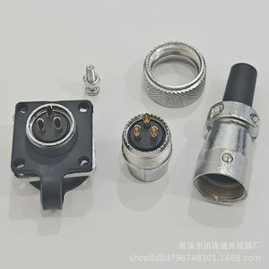 Connecteur aviation WS16 2 à 10 broches, montage sur panneau TQ Z, en alliage de zinc chromé avec contact en cuivre - Product Image 3