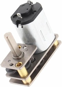 Moteur à engrenages GM1024-N20 en acier, structure en L, 10 * 24 mm, N20 6V 12V (1 rapport 100, 3V 0,5W) - Product Image 2