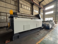 Machine à rouler les plaques automatique W12-30X3500, machine à cintrer les plaques métalliques CNC, machine à rouler les plaques à 4 rouleaux