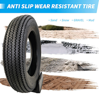 Pneu de moto professionnel 8PR H68 500-16 personnalisé en usine, résistant aux chocs, pour rallye en forêt de Bornéo et safari en milieu isolé