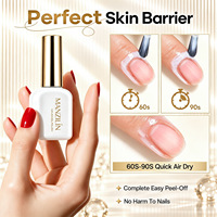 Protecteur de cuticules peel-off, gel anti-débordement pour ongles, protection des bords pour nail art, barrière cutanée pour usage en salon de manucure UV