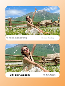 Cámara <span class=keywords><strong>digital</strong></span> 4K <span class=keywords><strong>Full</strong></span> <span class=keywords><strong>HD</strong></span> 1080P con zoom óptico 16X, minicámara de enfoque automático, Flash delantero y trasero de doble lente, función de disparo nocturno - Product Image 5