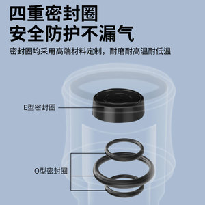 Conector de aire de plástico y acero Indeter Quick Connect tipo C de 6 mm 1/4 pulgadas para compresores y bombas - Product Image 3