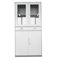 GD WHITE armoire à dossiers mentale à double porte en acier à usage intensif coffre à dossiers tallboy pour l'efficacité du stockage chambre à coucher salle de sport