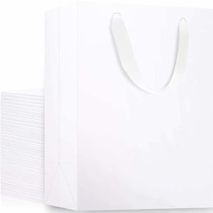 Sacs en papier kraft de luxe avec poignées, prix compétitif direct usine, emballage pour le shopping - Product Image 1