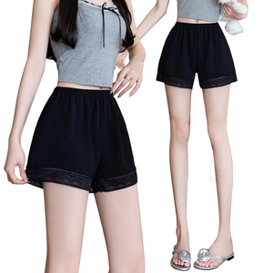 Women's Lace Trim Anti-Chafing <strong>Modesty</strong> Safety <strong>Shorts</strong> Soft Slip Pettipants Under Dresses Elastic waist Closure Hot Slip <strong>shorts</strong> - Product Image 3