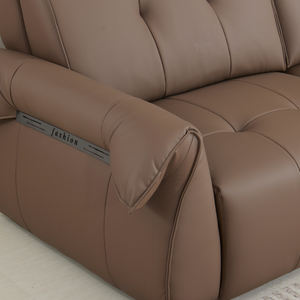 Hiện Đại Tối Giản Sang Trọng Nhập Khẩu Trong Nhà Da 3 Chỗ Ngồi Có Thể Điều Chỉnh Điện <span class=keywords><strong>Sofa</strong></span> Giường Có Thể Thu Vào Phòng Khách Ghế <span class=keywords><strong>Sofa</strong></span> Đồ Nội Thất - Product Image 5