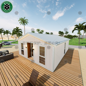 Casa Modular Prefabricada de Acero Ligero de Rápido Montaje, Tipo Villa Pequeña con Techo a Dos Aguas, para Estadías en la Playa y Vacaciones - Product Image 6