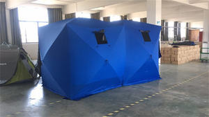 Tente d'extérieur à glaçons isolée Extra Large pour <span class=keywords><strong>8</strong></span> personnes, abri d'hiver pour pêche sur glace, Pop Up - Product Image 2