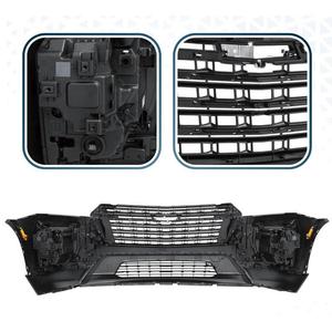 Parachoques Delantero para Chevrolet Range Rover con Rejilla y Protectores de Esquina, Versión Estadounidense 2022-2024, Reemplazo Ensamblable - Product Image 2