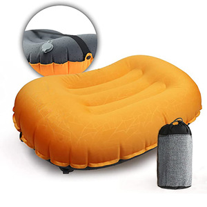Low MOQ Relaxing New Design Inflatable Sleeping Gear Comfortable Crescent Anti-Slip Travel <strong>Pillow</strong> for Camping and Backpacking - Product Image 3