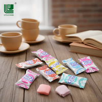 Fabricants de confiseries chinoises, vente en gros de bonbons à la menthe fruitée halal, assortiment de bonbons à la menthe moelleux, boîte de 50 g, multicolores, 12 mois