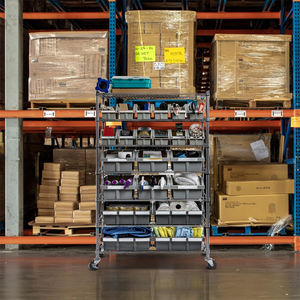 Certificación NSF Clásicos Grado comercial Certificado NSF Bin Rack Almacenamiento Sistema de estantería de alambre de acero Estante de alambre - Product Image 5