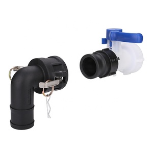 2 "dn50 ibc Clock त्वरित युग्मन एडाप्टर 90 डिग्री कोण वाल्व फिटिंग के लिए उपयुक्त है, pp ib tte स्टेनलेस स्टील तेल पानी गैस हेड बॉक्स - Product Image 4