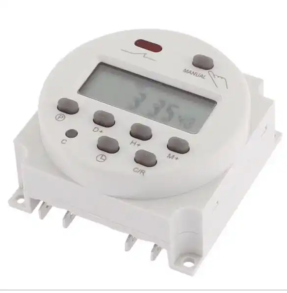 CN101A Saklar Waktu Lampu Jam Alarm, Digital LCD Power Timer Dapat Diprogram Saklar Waktu 12V 24V 110V 240V