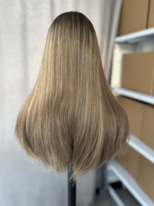 Perruque <span class=keywords><strong>Claire</strong></span> Beauty de qualité juive avec cheveux suisses non traités, couleur personnalisable, perruque juive pour jeunes donneurs - Product Image 5