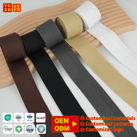 Bande élastique ouverte en nylon tissé colorée pour la vente en gros, bande élastique personnalisée avec logo ouvert, bande élastique jacquard pour sous-vêtements