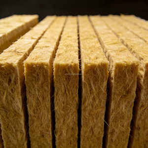HEJ Dual Excellence Insulation &amp; Fire Protection Rock <strong>Wool</strong> Board for Dry-Hung Curtain Wall Acoustic Wind-resistant <strong>100</strong>-140kg/m3 - Product Image 1